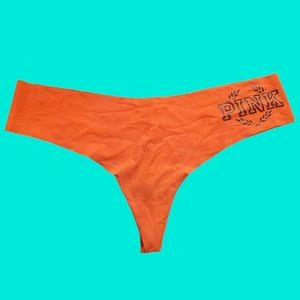 Orange Victoria's Secret Thong
